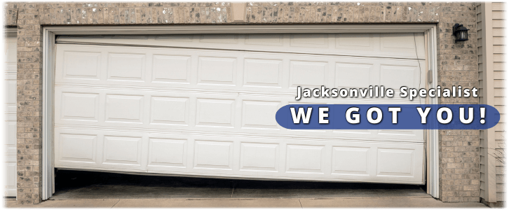 Garage Door Off Track In Jacksonville